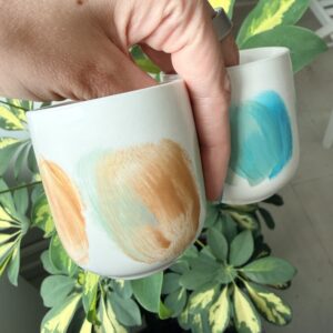 Sada 2 šálků na espresso – mix